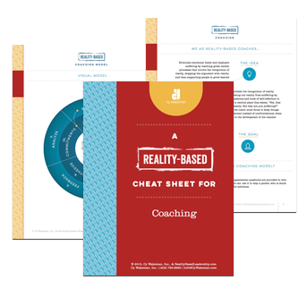 Reality-Based Cheat Sheet for Coaching