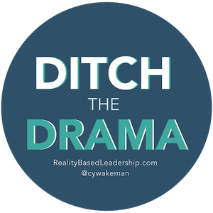 Ditch the Drama Stickers - Round